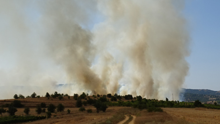 Военните също са се включили днес в овладяването на пожарите в