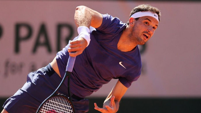 Това беше първи мач за Димитров след отпадането във втория