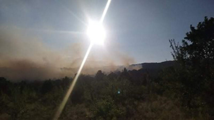 Огнеборци успяха да локализират пожара край Хисаря, избухнал снощи, за
