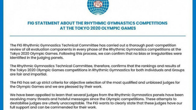 Техническият комитет по Художествена гимнастика към Международната федерация по гимнастика