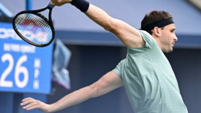 Григор Димитров отпадна от турнира в Синсинати Българският тенисист загуби