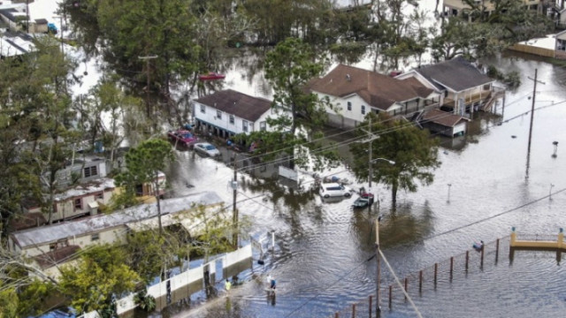 Ураганът Айда който удари крайбрежието на Мексиканския залив в САЩ