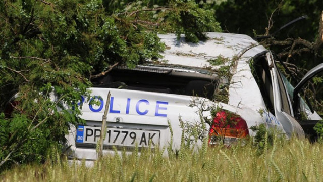 Полицай загина при катастрофа с патрулка преди ГКПП Капитан Андреево