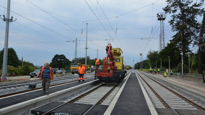 Подновяват железопътната инфраструктура между Русе и Каспичан