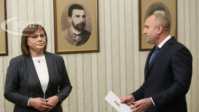 Председателят на БСП Корнелия Нинова върна нереализиран третия проучвателен мандат