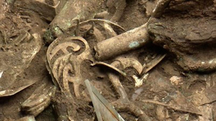 Археолозите извадиха ново бронзово дърво от руините Сансиндуей