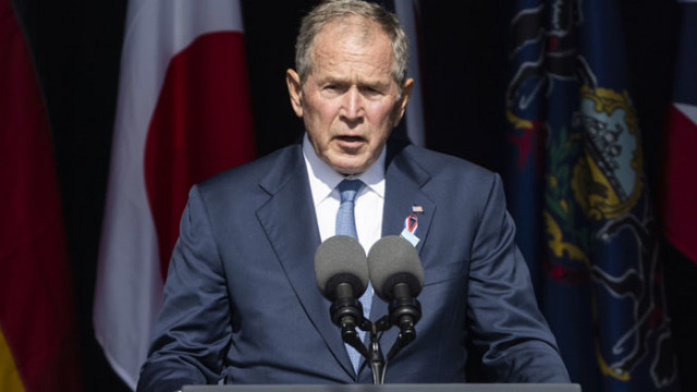 Джордж Буш който беше президент по време на терористичните атаки на