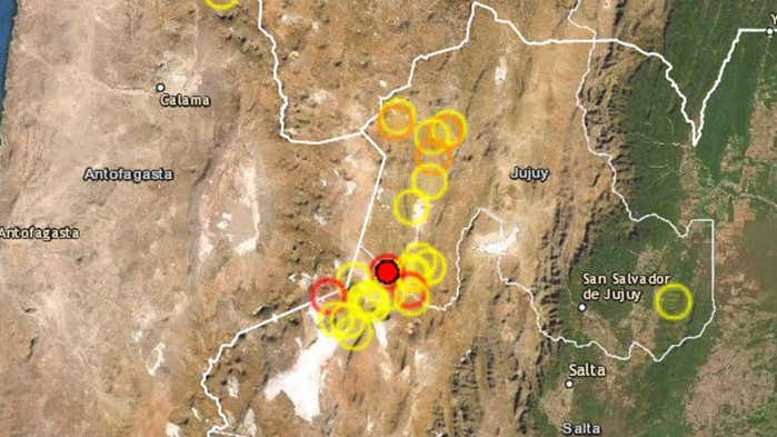 Земетресение с магнитуд 6,2 по скалата на Рихтер разтърси Аржентина.