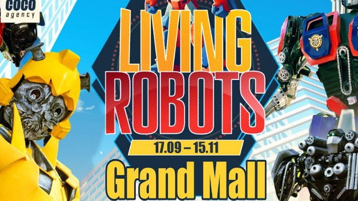 Живите роботи идват във Варна!Атракцион с огромни движещи се роботи