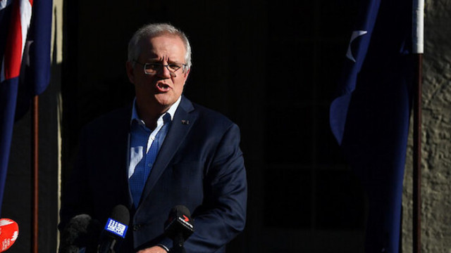 Австралийският премиер Скот Морисън заяви че е било в полза
