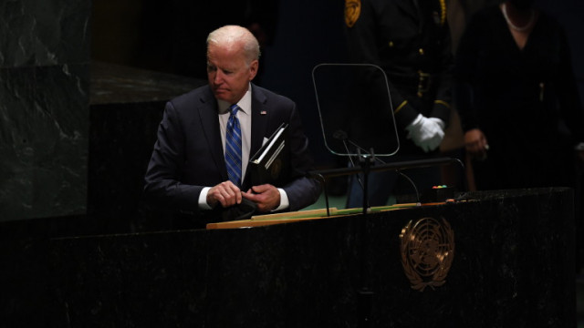 Президентът на САЩ Джо Байдън обеща пред Общото събрание на ООН