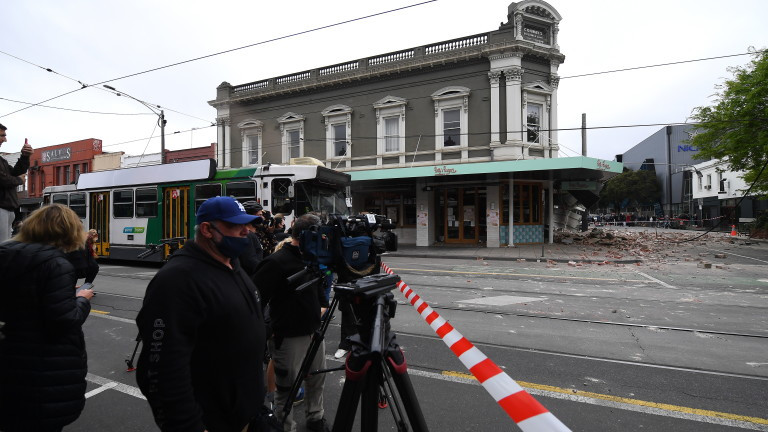 Земетресение от 5,8 разтърси югоизточна Австралия и Мелбърн