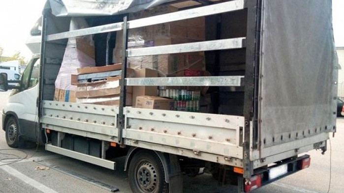 Откриха 79 пакета с хероин в камион, укрити в машини за дезинфекция