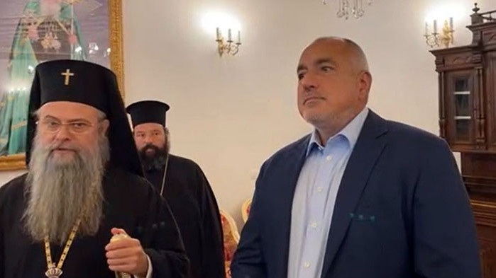 Лидерът на ГЕРБ Бойко Борисов посети манастир  Св. Св. Кирик