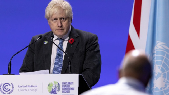 Британският премиер Борис Джонсън обяви, че споразумението за климата, постигнато снощи на конференцията