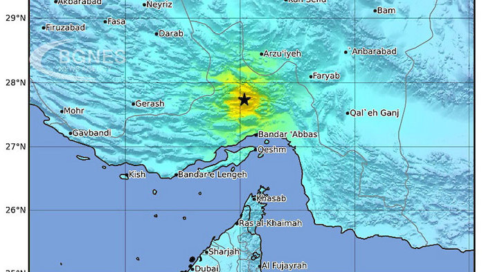 Две земетресения с магнитуд над 6,0 по Рихтер разтърсиха Иран