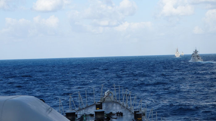 Екипажът на фрегата „Дръзки” изпълнява поставените задачи