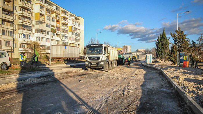 Две улици във варненския квартал „Кайсиева градина“ се преасфалтират