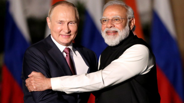 Руският президент Владимир Путин похвали Индия като велика сила след като