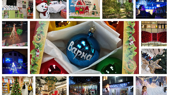 Продължава кампанията Да украсим Варна за Коледа, като до момента