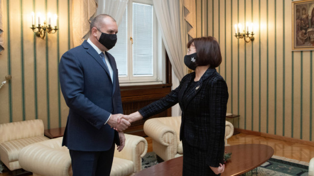 Президентът Румен Радев проведе среща днес с новоизбрания председател на