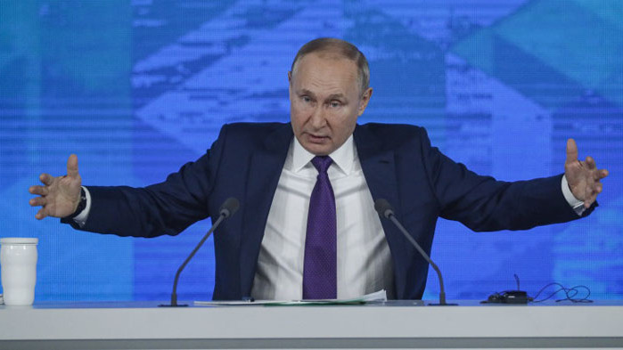 Путин видя позитивна реакция на САЩ на предложенията за сигурност на Русия