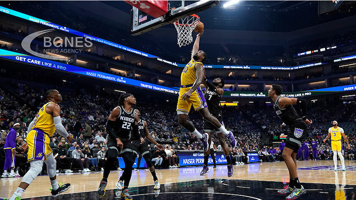 Отборът на Лос Анджелис Лейкърс победи Минесота Тимбърулвс със 108:103