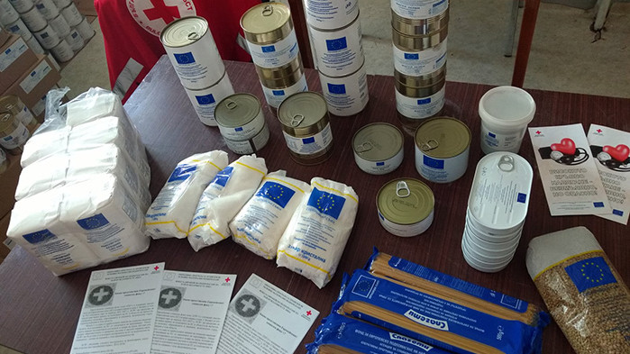 Пакетите са част от нераздадените по различни причини хранителни помощи