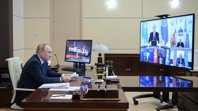 Руският президент Владимир Путин обяви победа в защитата на Казахстан от