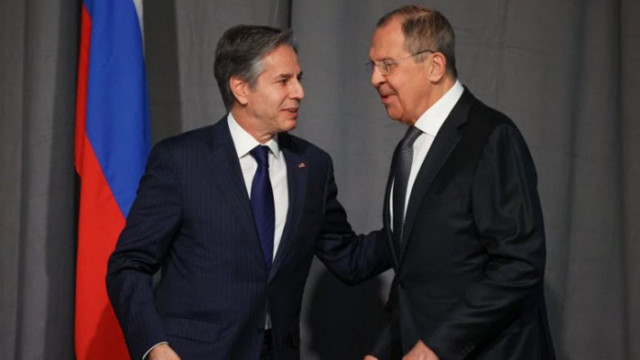 Срещата между руския външен министър Сергей Лавров и държавния секретар
