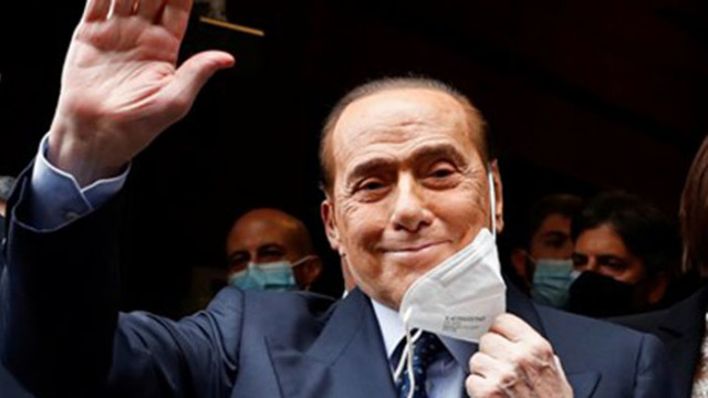 Бившият премиер на Италия Силвио Берлускони обяви днес решението си