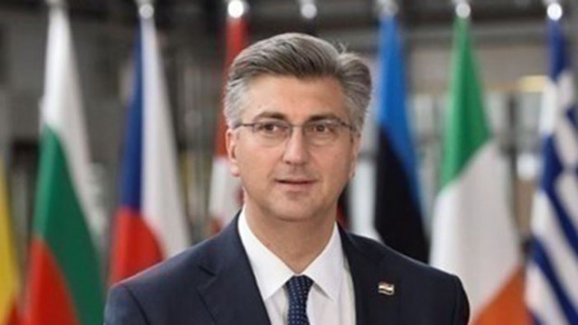 Хърватският премиер Андрей Пленкович се извини на Украйна за изявлението на