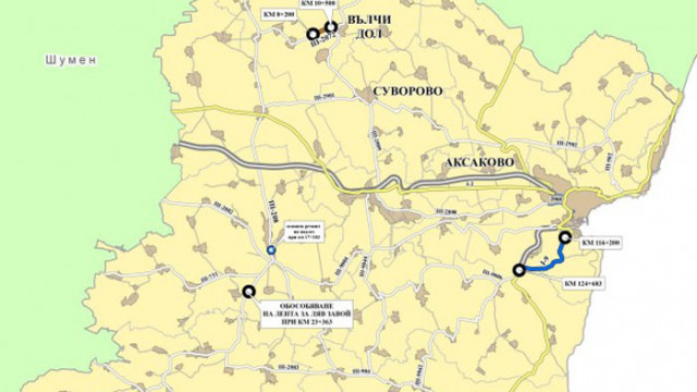 Близо 25 км от пътищата във Варненска област ще бъдат ремонтирани