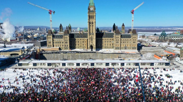 Вече два дни в Канада се провежда масов протест срещу
