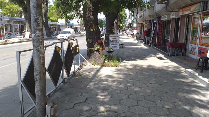 Търговци облагородиха част от улица „д-р Пискюлиев“ във Варна
