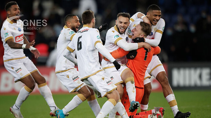 Отборът на ПСЖ отпадна от Купата на Франция още на