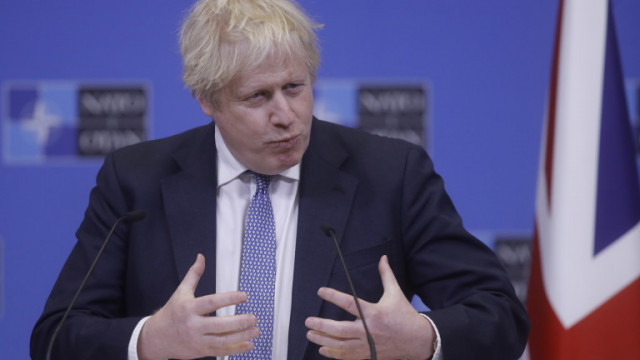 Британският премиер Борис Джонсън предупреди че кризата в Украйна е
