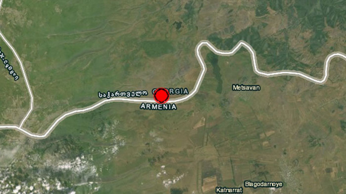 В Грузия в неделя вечерта е станало силно земетресение, съобщи ТАСС. Според