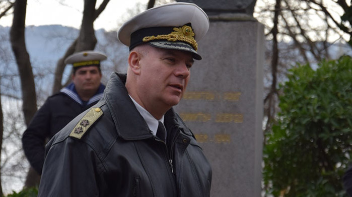 Военните моряци отбелязаха 154 години от рождението на капитан I ранг Димитър Добрев