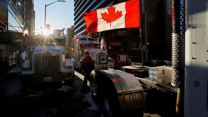 В 20-ия ден от протестите срещу санитарните мерки в Отава,