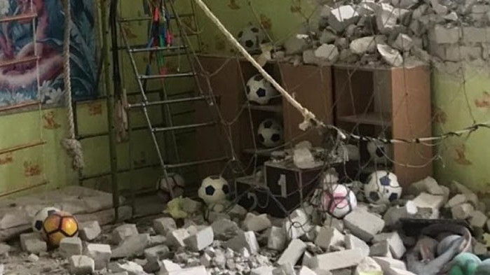 Обстрел по детска градина и училище в Украйна, Москва и Киев с взаимни обвинения в провокация