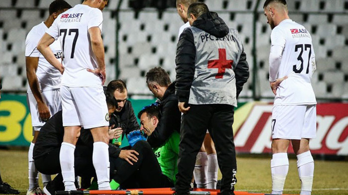 Стражът се сблъска с Жорди Кайседо на мача с ЦСКА