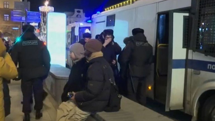 Протест в центъра на Москва се провежда в момента, предава