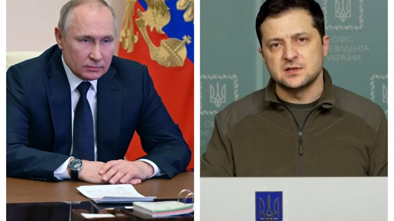 Путин заяви, че се бие с „неонацисти“, а Зеленски настоя за разговор като мъже