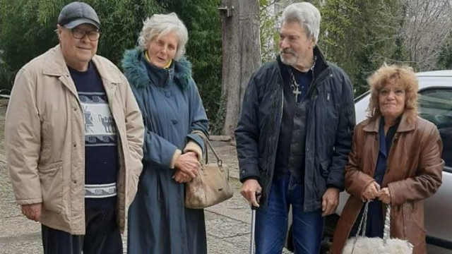 Цветана Граматикова и Кирчо Тодоров които са настанени в дома
