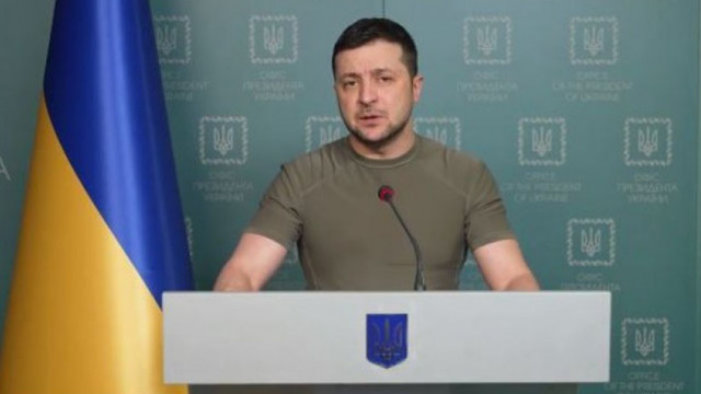 Президентът на Украйна Володимир Зеленски с призив към Запада да