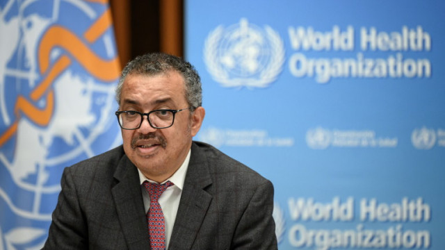 Ръководителят на Световната здравна организация  СЗО Тедрос Гебрейесус каза в сряда че глобалното
