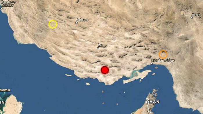 Земетресение с магнитуд 5,9 по Рихтер разтърси Иран, съобщава ТАСС, позовавайки