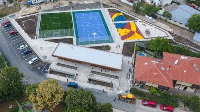 Завършва изграждането на новия спортен комплекс в кв. „Виница“