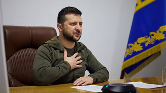 Президентът на Украйна Володимир Зеленски даде интервю за руски журналисти